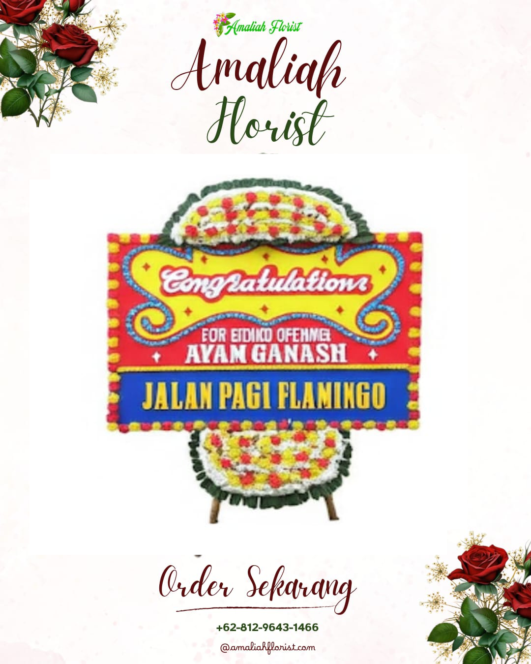 Sewa Papan Bunga Kepulauan Sula